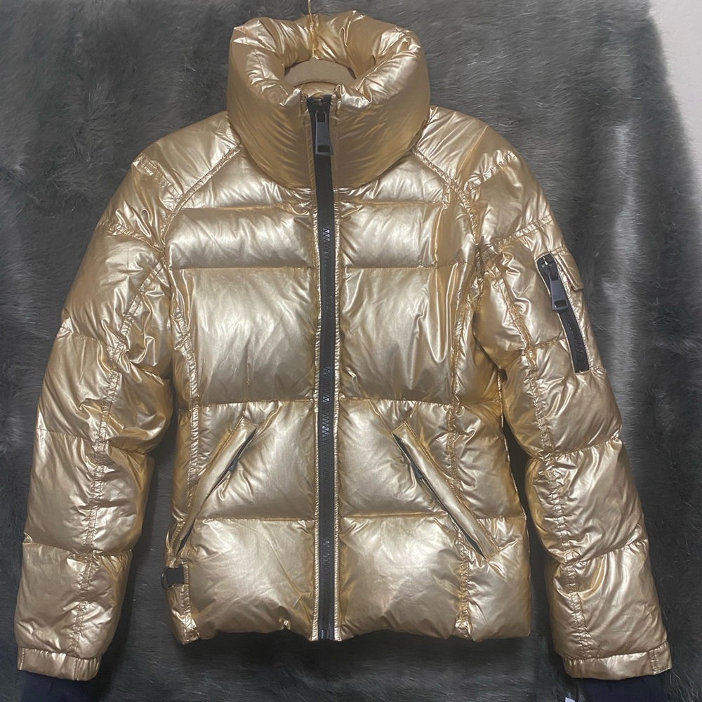 ✨NWT✨ SAM., Freestyle Down Puffer Jacket, Gold, S… - image 4